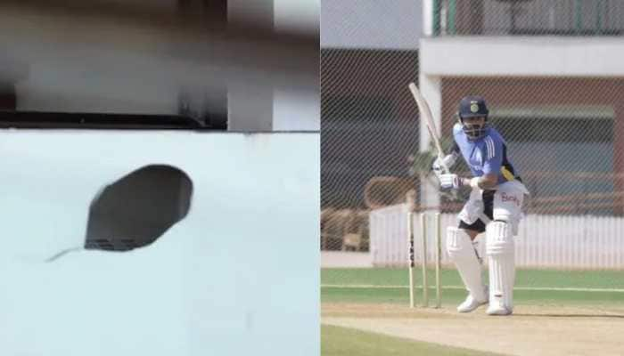 Virat Kohli&#039;s Shot Smashes Chepauk Wall During Practice Session Ahead Of Bangladesh Test Series