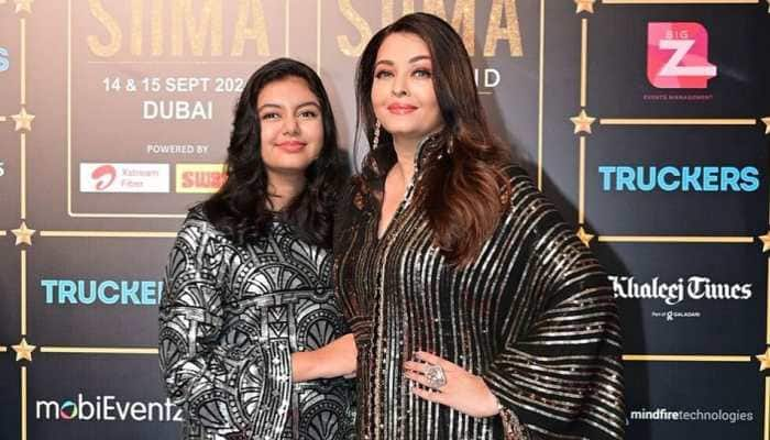 Aishwarya Rai Bachchan Stuns In Golden Gown At An Event In Dubai, Netizens Ask Why Aaradhya Is All The Time With Her Mom