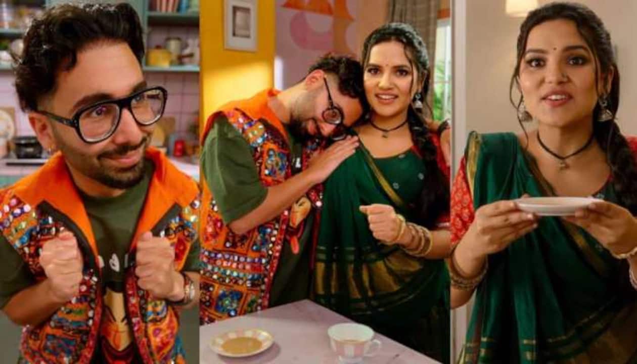 Vasudha Shows Orry How to Be 'Full-On Desi' in Zee TV Campaign