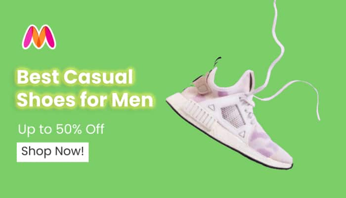 Best Casual Shoes for Men Under ₹1600 on Myntra – Min 50% Off