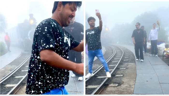 Madness For Social Media? Man Nearly Crushed By Train While Taking Selfie, Escapes Death By Seconds