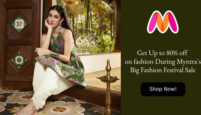 Myntra Big Fashion Festival: Up to 80% off on Your Ethnic Style Kurti