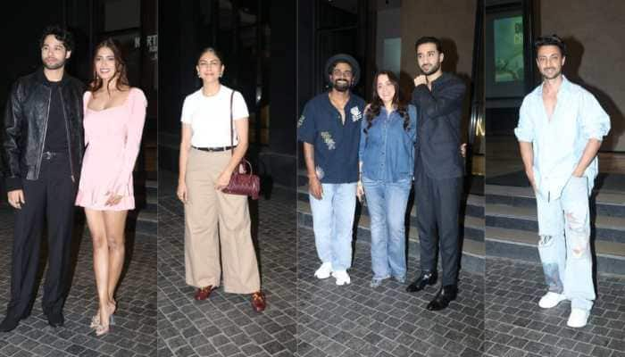  Mrunal Thakur, Guneet Monga, And Other Celebs Attend The Screening Of Excel Entertainment&#039;s Yudhra In Mumbai 