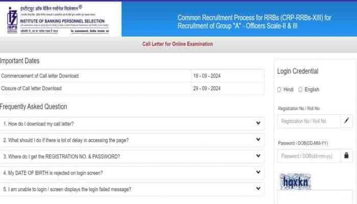 IBPS RRB PO Mains 2024 Admit Card Released At ibps.in- Check Direct Link, Steps To Download Here