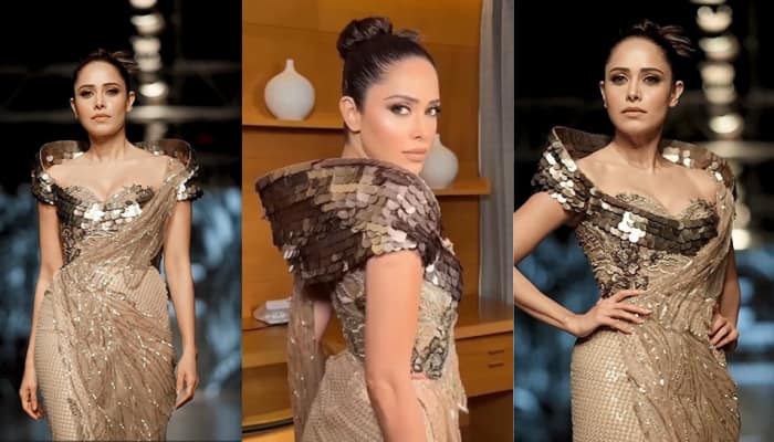 GICW X IDFC Finale: Nushrratt Bharuccha Shines As Showstopper In Tanieya Khanuja’s Collection 