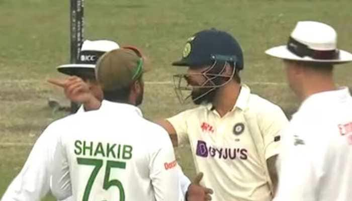 &#039;Malinga Bana Hua’: Virat Kohli’s Hilarious Chat With Shakib Al Hasan During The Day 2 Of IND Vs BAN First Test Goes Viral - WATCH