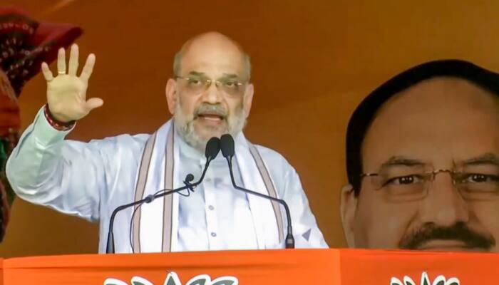 'No Dialogue With Pakistan': Shah Slams NC-Congress Alliance At J&amp;K Election Rally