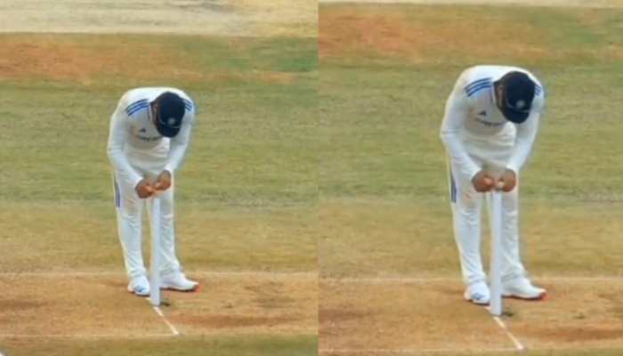 IND vs BAN: Rohit Sharma&#039;s Superstitious Bail Switching Act Goes Viral- WATCH