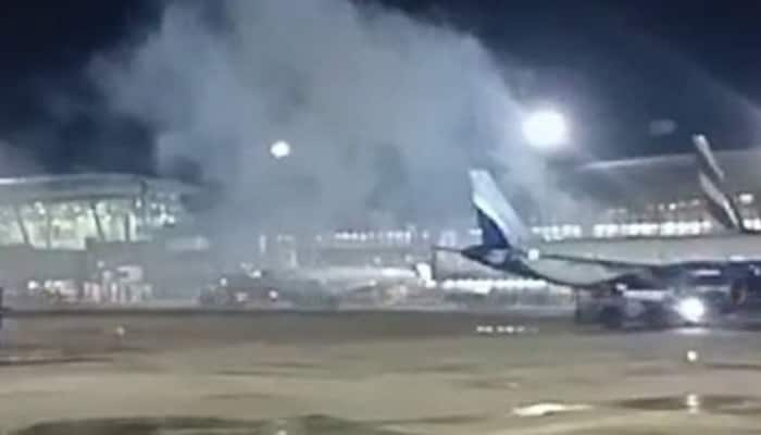 WATCH: Smoke Emanates From Wing Of Dubai-Bound Flight At Chennai Airport  