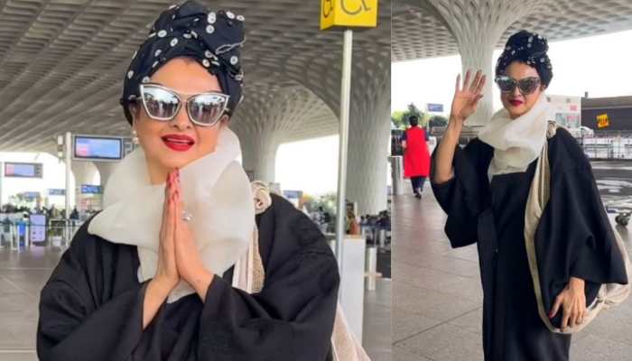 Rekha Makes Unique Appearance At The Airport; Fans Say It’s So Much Better Than Aishwarya’s Look At Paris Fashion Week