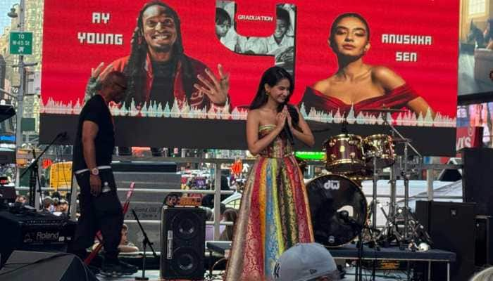 Anushka Sen Becomes First Indian To Perform At The Times Square - See Pics