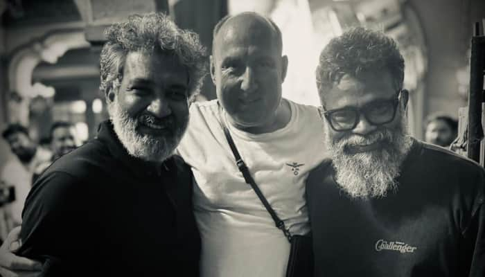 Sukumar And S. S. Rajamouli Unite On The Sets Of &#039;Pushpa 2: The Rule&#039;