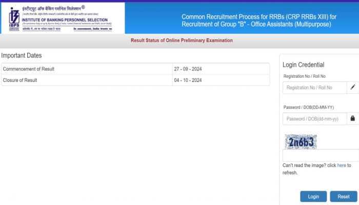 IBPS RRB Clerk Result 2024 Released At ibpsonline.ibps.in- Check Direct Link, Steps To Download Here