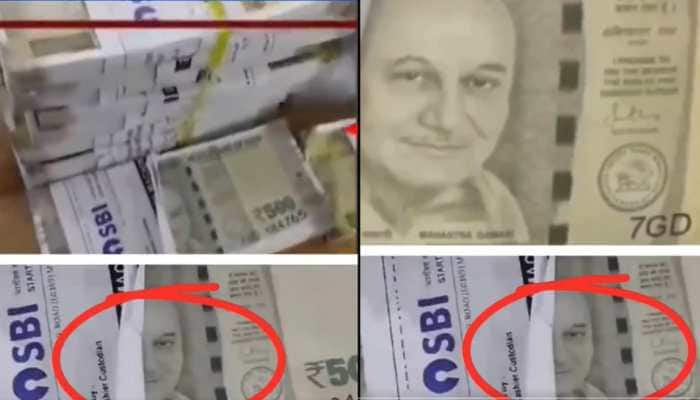 Rs 500 Notes Featuring Anupam Kher Instead Of Mahatma Gandhi Found In Gujarat