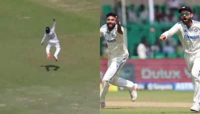 Rohit Sharma Takes Stunning One-Handed Catch, Kohli & Siraj's Reaction Goes Viral During India vs Bangladesh 2nd Test In Kanpur - Watch
