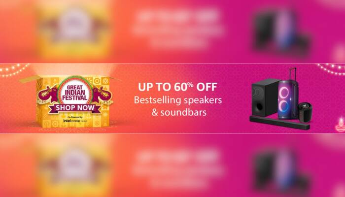 The Great Indian Festival Sale: Up To 60% Off on Soundbars &amp; Speakers