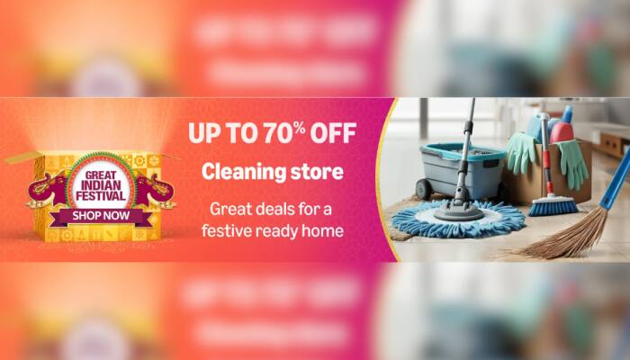 The Great Indian Festival Sale: Up to 70% Off Cleaning Items