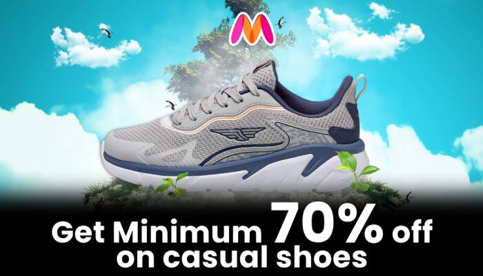 Get Min 70% off on Casual Shoes at Myntra's Big Fashion Festival Sale 2024