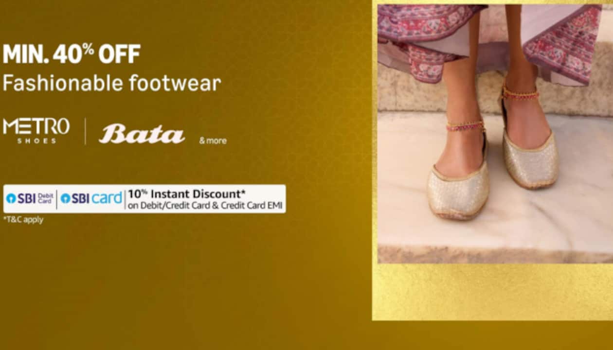 MIN. 40 Off On Fashionable Female Footwear The Great Indian Festival Sale Footwear News Zee News
