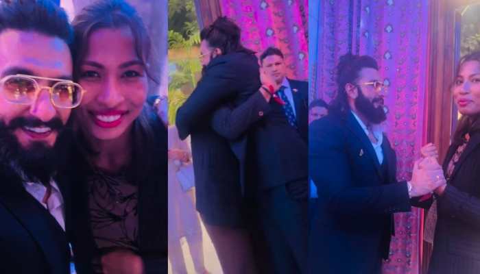 Ranveer Singh Shares Fun Moment With Olympic Medalist Lovlina Borgohain At Ambani Event