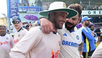 Virat Kohli Gifts Bat To Shakib Al Hasan Post IND vs BAN 2nd Test, Heartwarming Gesture Goes Viral