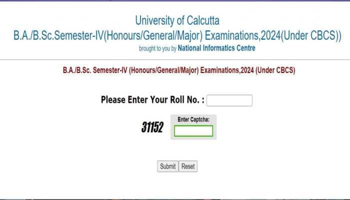 Calcutta University B.A, B.Sc Result 2024 Released At wbresults.nic.in- Check Direct Link, Steps To Download Here