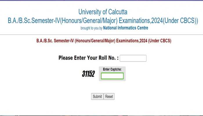Calcutta University B.A, B.Sc Result 2024 Released At wbresults.nic.in- Check Direct Link, Steps To Download Here