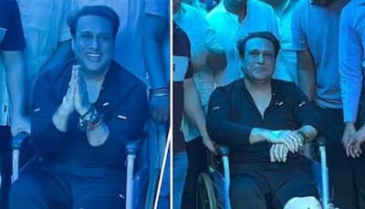 Govinda Flaunts His Broad Smile As He Gets Discharged From The Hospital After Injuring Himself 'Accidentally' With A Bullet