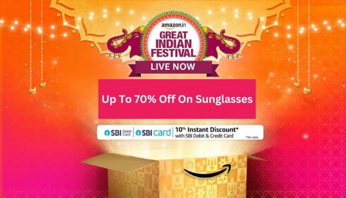 The Great Indian Festival Sale: Up To 70% Off on Sunglasses