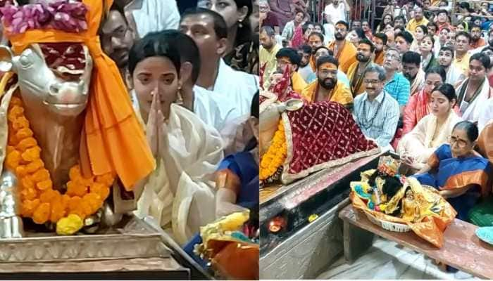 Actress Medha Shankr Offers Prayers At Mahakaleshwar Temple In Ujjain