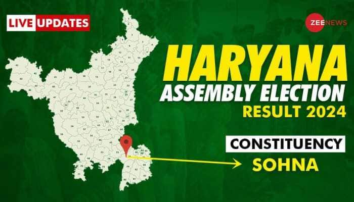 Sohna Assembly Election Result 2024 Live Update: Tejpal Tanwar, BJP Candidate Leading