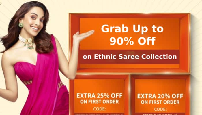 Grab Up to 90% Off on Ethnic Saree Collection at Myntra&#039;s Big Fashion Festival