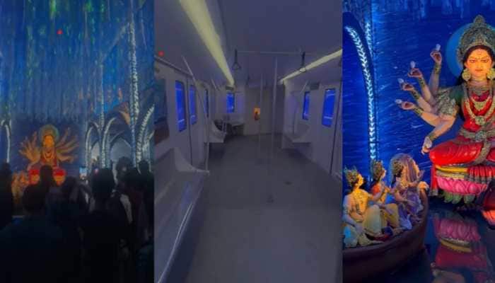 Durga Puja 2024: Kolkata's Underwater Metro-Themed Pandal Breaks The Internet