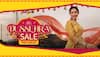 Floral print sarees
