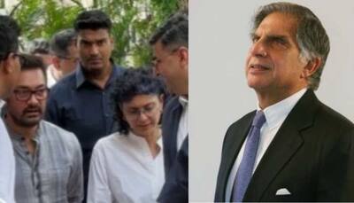 "Sad Day For The Country": Aamir Khan And Kiran Rao Pay Final Respects To Ratan Tata At His Funeral