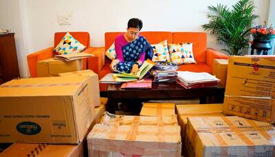 'AAP's New Drama': BJP As Delhi CM Atishi Shares Video Of Signing Files Amidst Cartons
