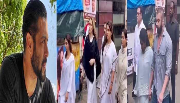 Salman Khan's Family Arrives At Baba Siddique's Residence