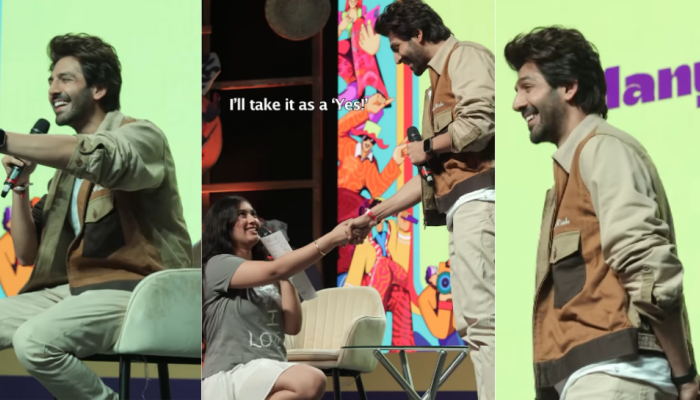 Female Fan Proposes To Actor Kartik Aaryan With A Poem: 'Never Did I Imagine...' Female Fan Proposes To Actor Kartik Aaryan With A Poem: 'Never Did I Imagine...'