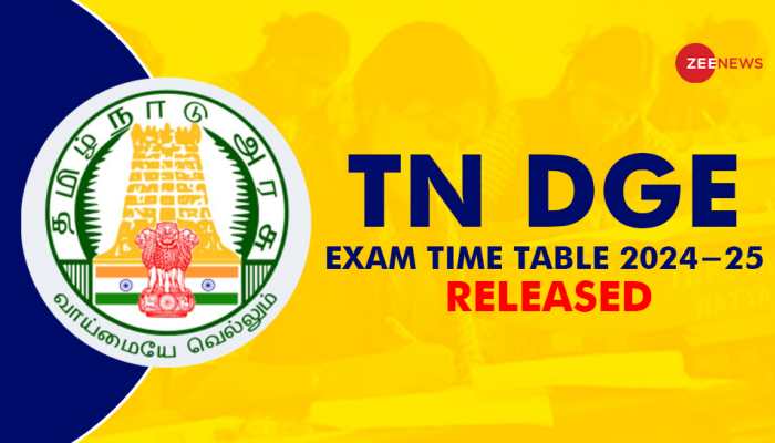 TN Exam Time Table 2024-25: Tamilnadu DGE SSLC, Class 11, 12 Exam Schedule Datesheet Released At dge.tn.gov.in- Check Steps To Check TN Exam Time Table 2024-25: Tamilnadu DGE SSLC, Class 11, 12 Exam Schedule Datesheet Released At dge.tn.gov.in- Check Steps To Check