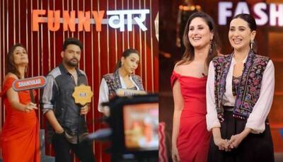 Karisma Kapoor Shares BTS Video With Kareena From ‘The Great Indian Kapil Show’