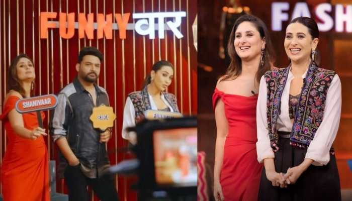 Karisma Kapoor Shares BTS Video With Kareena From ‘The Great Indian Kapil Show’