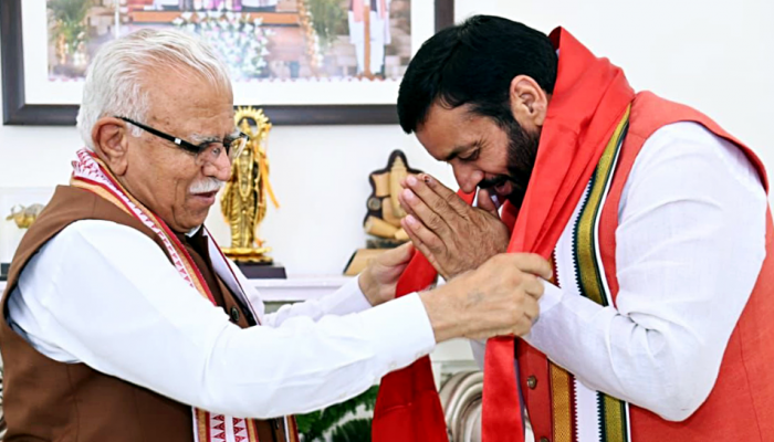 Nayab Singh Saini Elected Haryana BJP Legislature Party Leader, To Take Oath As CM On Oct 17 Nayab Singh Saini Elected Haryana BJP Legislature Party Leader, To Take Oath As CM On Oct 17
