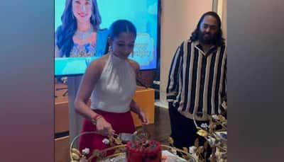 Radhika Merchant's Birthday Bash: Ambani Bahu Dazzles In Red And White Outfit At Her Star-Studded Bash - Watch