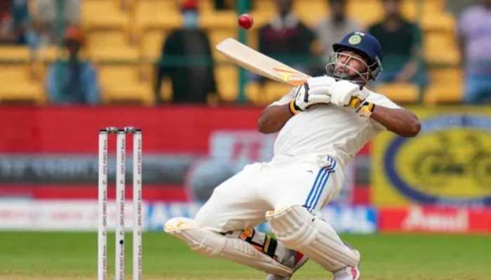 Sarfaraz Khan Plays Ramp Shot During IND vs NZ First Test, Fans In Frenzy - Watch Video