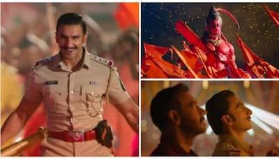  Singham Again: Ranveer Singh's Electrifying Entry As 'Simmba' In FIRST Song ‘Jai Bajrangbali’ - WATCH 