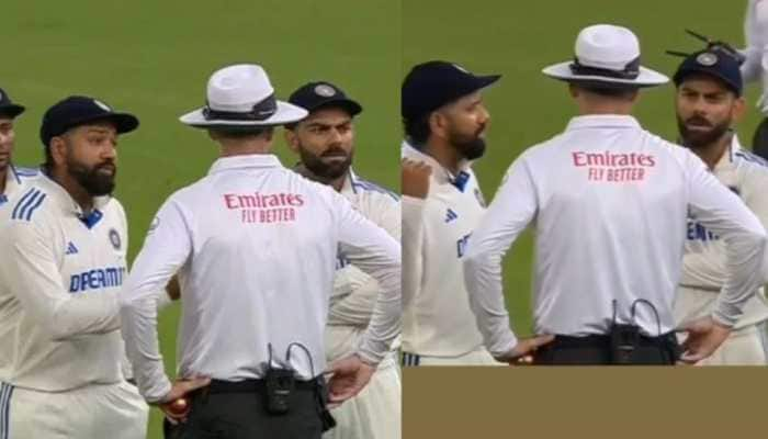 Rohit Sharma, Virat Kohli's Heated Argument With Umpires As Bad Light ...