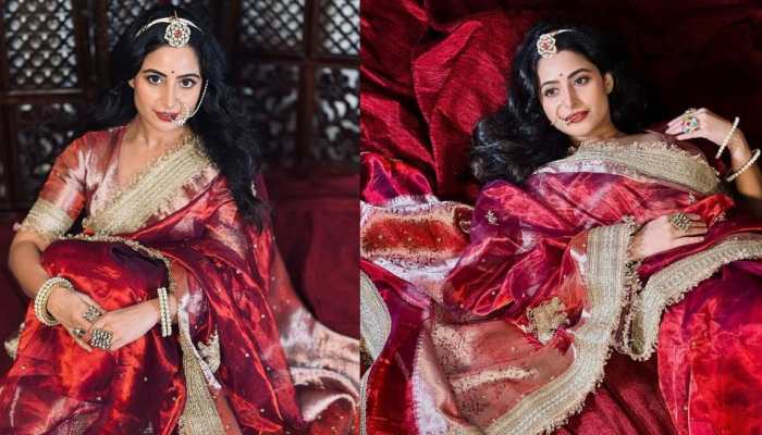 Aishwarya Sharma Stuns In Red Saree For Karwa Chauth 2024, Celebrates Love With Husband Neil Bhatt Aishwarya Sharma Stuns In Red Saree For Karwa Chauth 2024, Celebrates Love With Husband Neil Bhatt