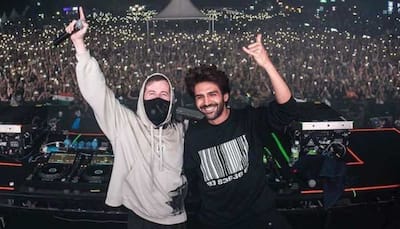 Kartik Aaryan Steals The Spotlight At Alan Walker's Mumbai Concert, Teases 'Bhool Bhulaiyaa 3'