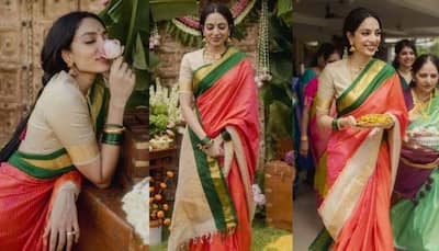 Sobhita Dhulipala Begins Her Wedding Festivities In An Elegant Saree Gifted By Her Mother-in-Law