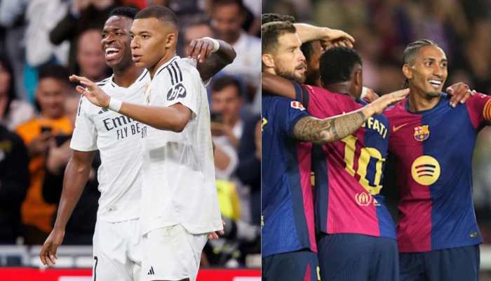 Real Madrid vs Barcelona FREE Live Streaming, La Liga 2024-25: When, Where And How To Watch El Clasico Football Match Live Telecast On Mobile Apps, TV And Online? Real Madrid vs Barcelona FREE Live Streaming, La Liga 2024-25: When, Where And How To Watch El Clasico Football Match Live Telecast On Mobile Apps, TV And Online?